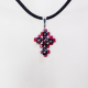 Small Cross - Trisha-Black Suedine - 1